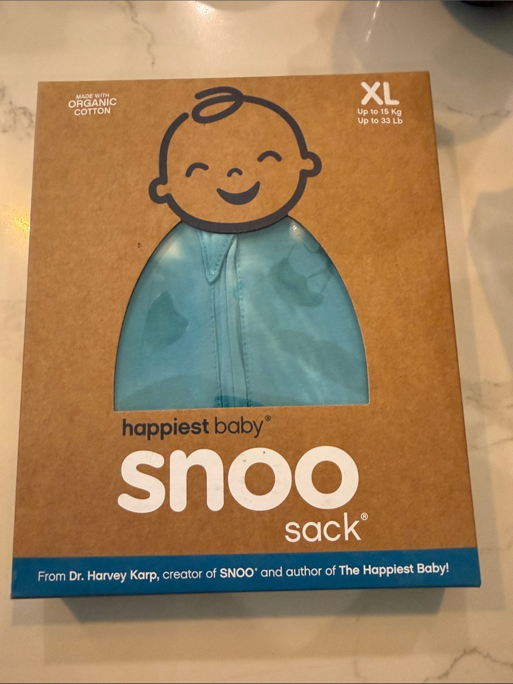 Happiest Baby Snoo Sack Sleep Sack - Blue (XL)